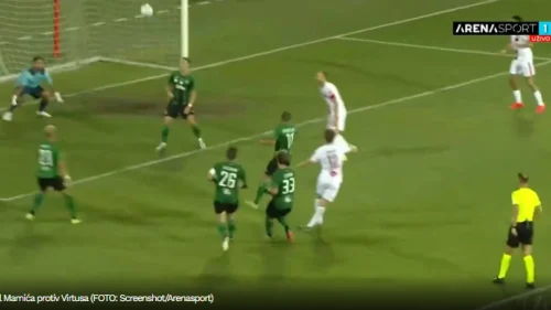 Mamićev pogodak za vođstvo nad Virtusom, WWIN liga