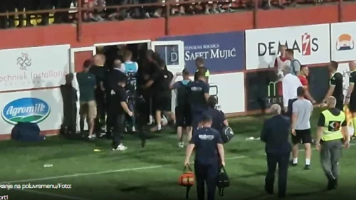 Tuča obilježila meč između  Veleža i Željezničara, WWIN liga