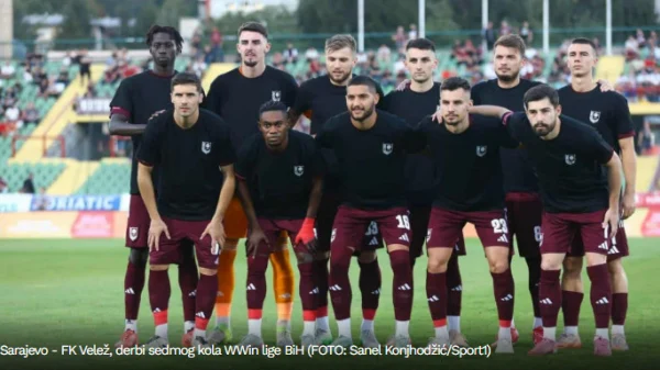 Sarajevo savladalo Velež na Koševu – Ljajić i Mlinarić donijeli tri boda Bordo timu, WWIN liga