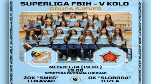U nedjelju duel neporaženih za vrh Superlige: Smeč Lukavac dočekuje Slobodu Tuzla, Superliga - grupa Sjever