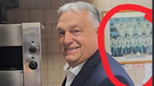 Orban i " slika na zidu "