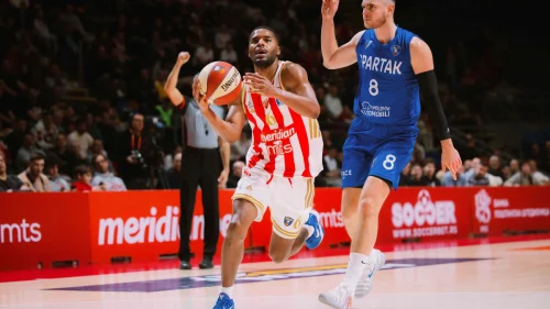 Crvena zvezda Meridianbet sporo krenula, pa ubedljivo pobedila Spartak, ABA liga - grupa B