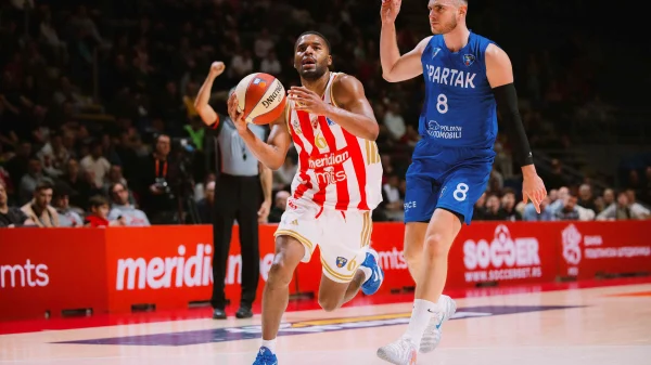 Crvena zvezda Meridianbet sporo krenula, pa ubedljivo pobedila Spartak, ABA liga - grupa B
