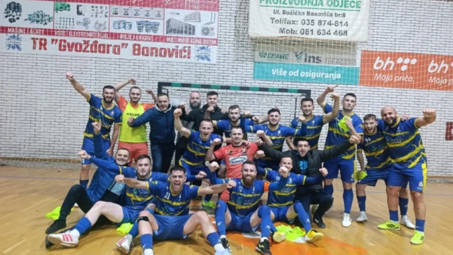 Derbi odlučio jesenjeg prvaka: Futsal Tim Tešanj slavio u Banovićima, Druga futsal liga FBIH, grupa 1