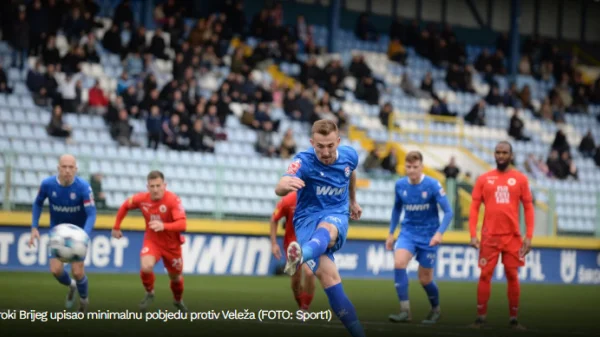 Široki Brijeg minimalcem savladao Velež u tvrdom meču na Pecari, WWIN liga