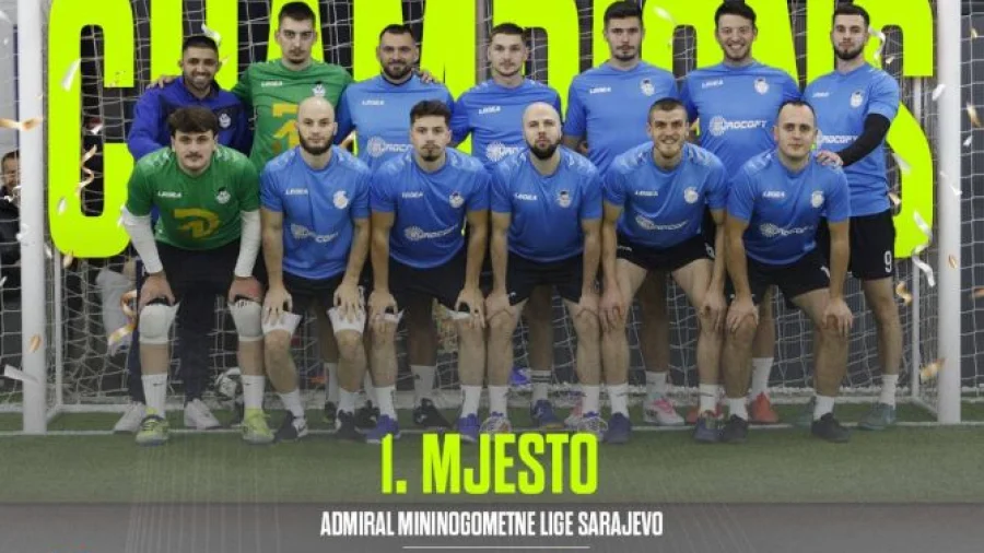 Art Dekor šampion jubilarne sezone: Završena deseta Admiral Elite minifudbalska liga Sarajevo uz 1283 gola