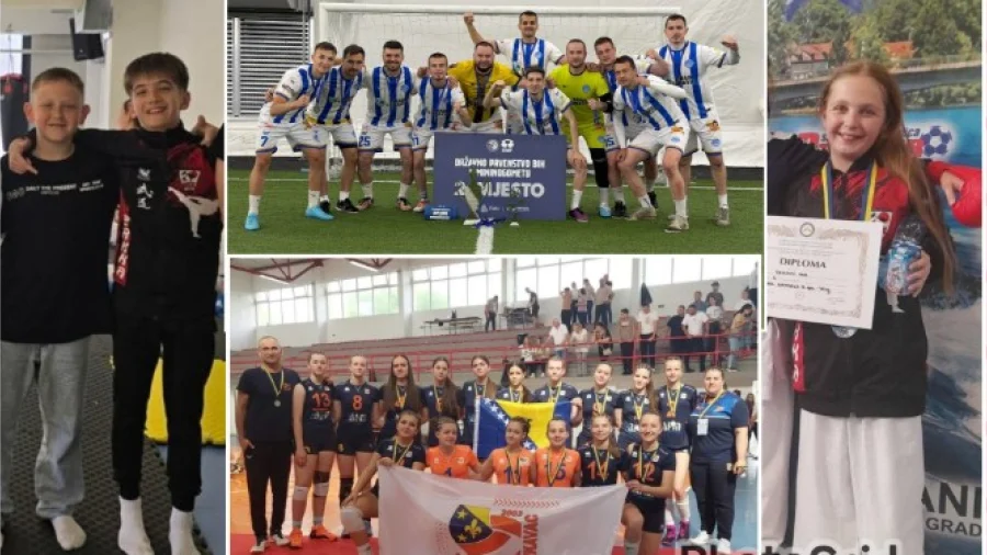Lukavac u jednom vikendu dobio dva šampiona i tri vicešampiona BiH u čak tri sporta