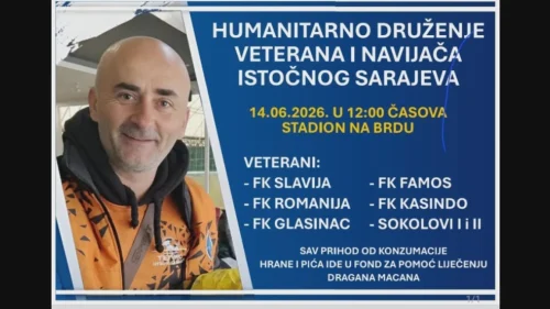 Humanitarno druženje veterana i navijača Istočnog Sarajeva za Dragana Macana