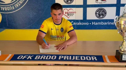 OFK Brdo doveo mladog fudbalera Rudara i poručio: Ovo je za nas posebno emotivan trenutak, Druga liga Republike Srpske  - Zapad