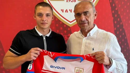 Luka Janković obukao dres Borca iz Čačka