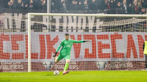 Igor Rončević čuva gol Slobode, Prva liga FBiH