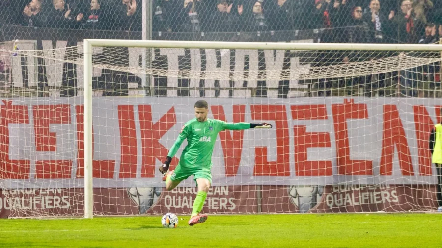 Igor Rončević čuva gol Slobode, Prva liga FBiH