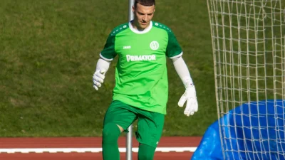Andreja Banašević na golu Sutjeske