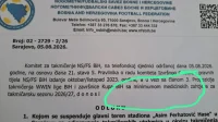 Mandiću kriv Vico i Borac za oštećenje travnjaka na Koševu