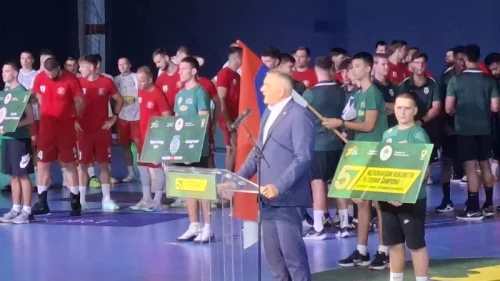 57.međunarodni rukometni TV turnir šsmpiona "Doboj 2026": Premijer Savo Minić otvorio rukometni spektakl u Doboju (FOTO)