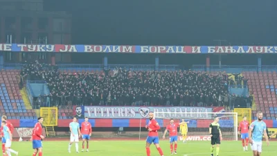 Borac jednu utakmicu bez publike zbog prekida protiv Veleža