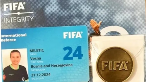 Paljanski fudbalski sudija, Vesna Miletić delegirana na susret Lige šampiona