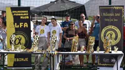 Završen veliki dječiji turnir "DINECO CUP" u organizaciji OFK Alfa Trebinje