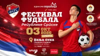 Festival fudbala Republike Srpske 3. oktobra u Banjaluci