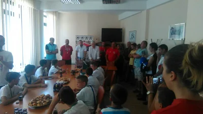 Prijem za reprezentativce iz Jabloneca u FSRS