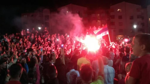 Građani Istočnog Sarajeva dočekali Nemanju Majdova