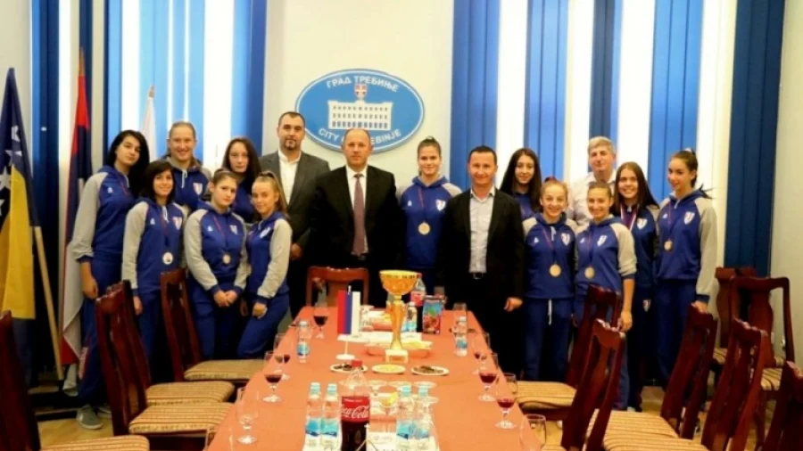 ŽKK Trebinje 03 na prijemu kod gradonačelnika, Prva liga RS