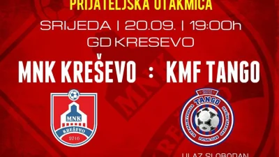 MNK Kreševo i KMF Tango igraju u srijedu, Premijer liga BiH
