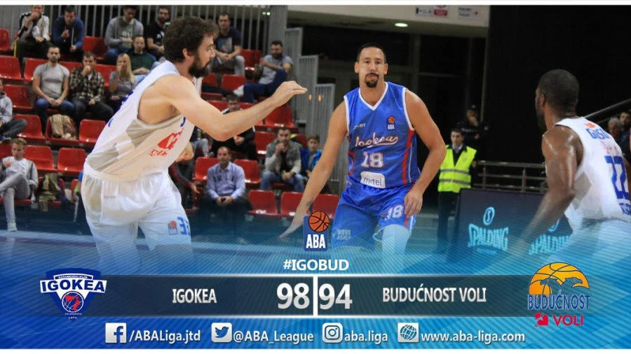 Budućnost pala u Laktašima, ABA liga