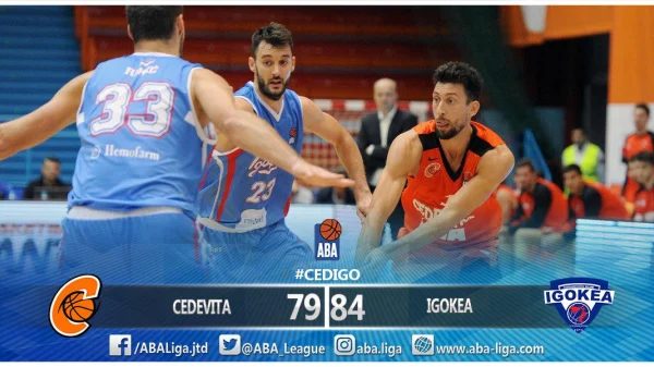 Igokeo popila Cedevitu, ABA liga