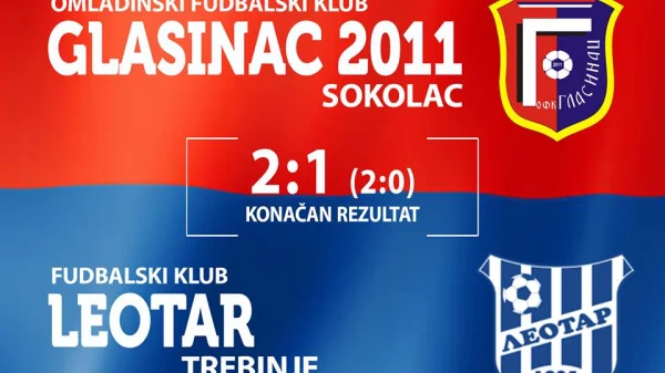 Glasinac  veći od  Leotara, Druga liga RS – Istok
