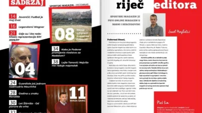 Novi sportski list u BiH: Mnoštvo zanimljivih tekstova samo u Sportskom magazinu