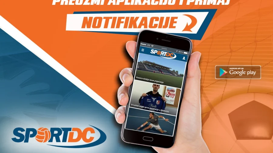 SPORTDC.NET android aplikacija - preuzmite je!