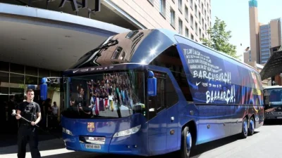 Kamenovan autobus Barselone, Španija: LaLiga