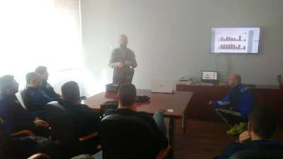 Čukarički održao predavanje s ciljem edukacije trenera i akcije preventivnog uticanja na roditelje
