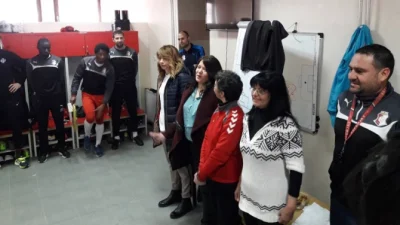 FK Napredak: Našim damama sa poštovanjem i ljubavlju