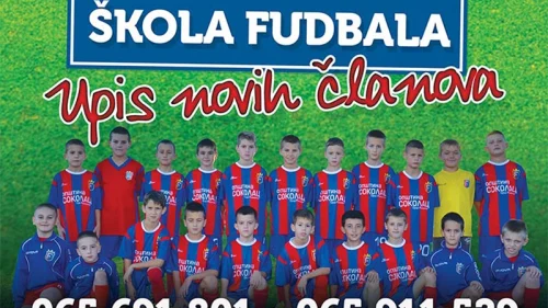OFK Glasinac vrši upis novih članova u školu fudbala
