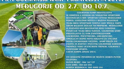 Bodiroga, Simić i Remić na prvom golmanskom kampu u Međugorju