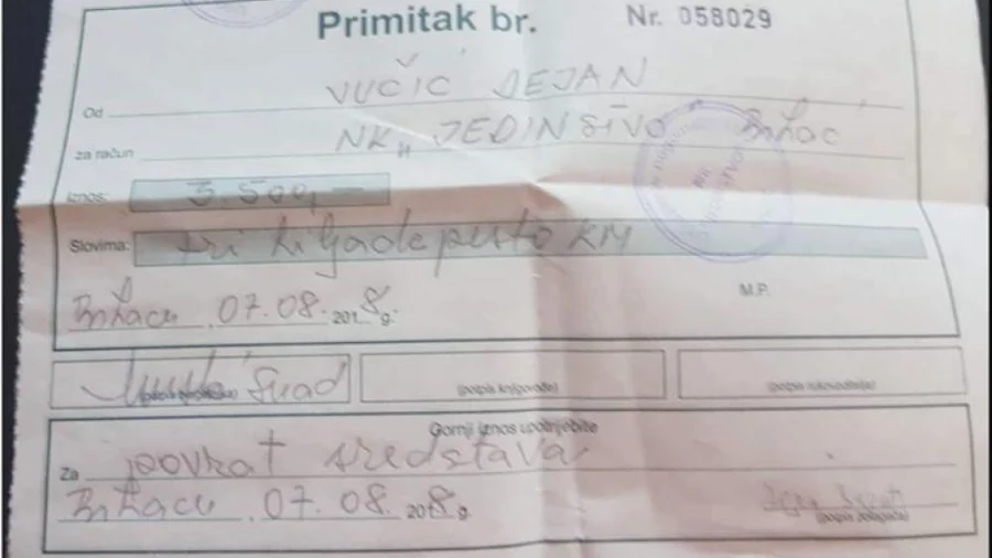 Dejan Vučić vratio Jedinstvu dobijeni novac: Ugovor je bio sve, samo ne profesionalni, Prva liga FBiH