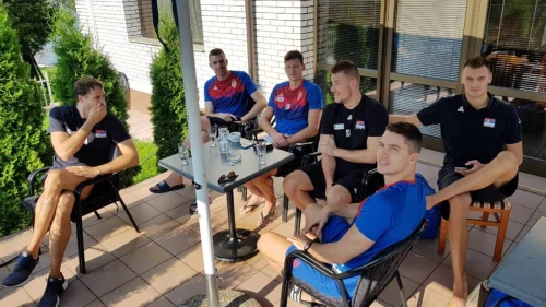 I odbojkaši Srbije na Palama